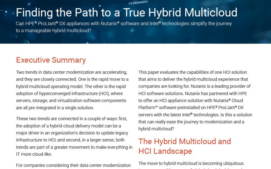 Finding the Path to a True Hybrid Multicloud