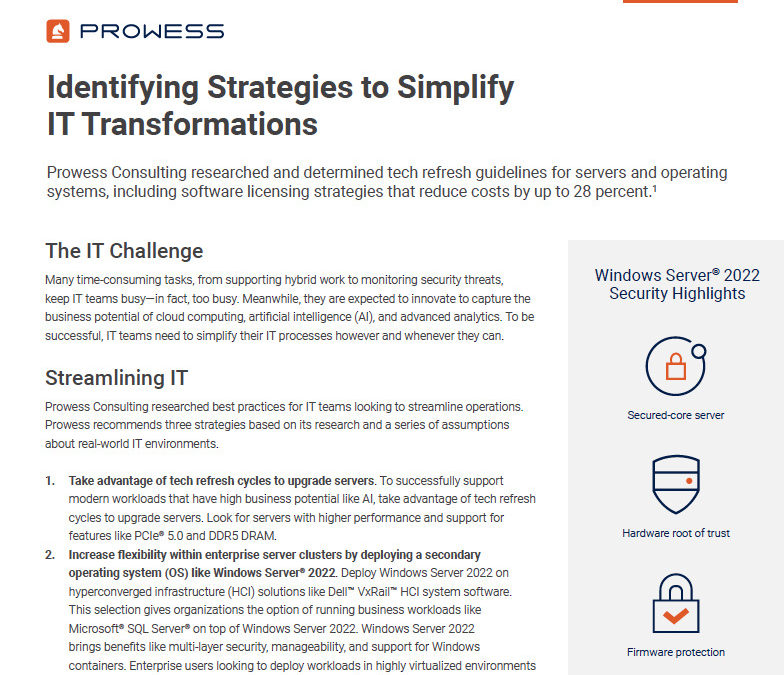 Identifying Strategies to Simplify IT Transformations